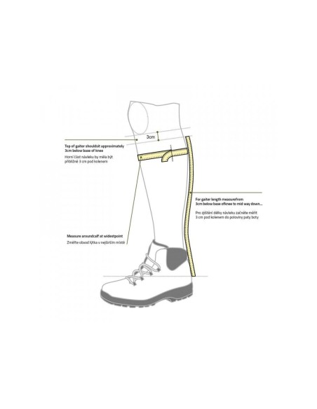 Gaiters NEVIS GTX M (2) juoda