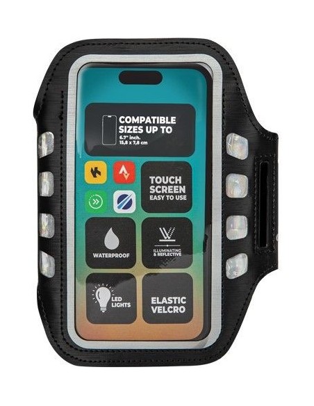 Dėklas telefonui ant rankos VIRTUFIT (su LED apšvietimu)