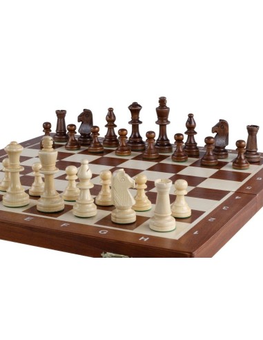 Mediniai šachmatai Tournament No.5 (CHW42 ART SET)