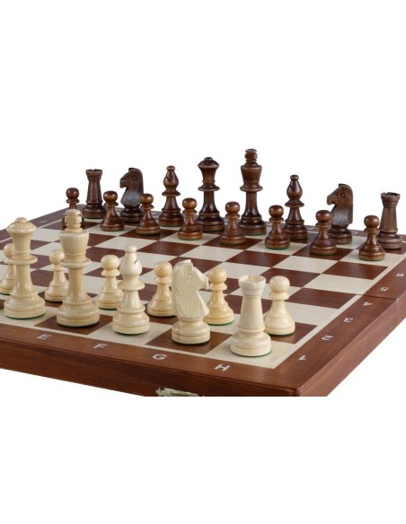 Mediniai šachmatai Tournament No.5 (CHW42 ART SET)