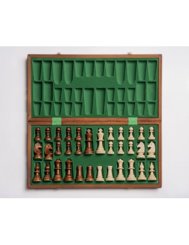 Wooden chess "TOURNAMENT No.6" (CH96 SET BROWN DQ)
