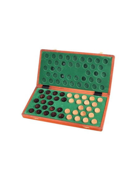 Medinės šaškės Sunrise "CHECKERS 100 FIELDS" (CHW81A INTARSY)