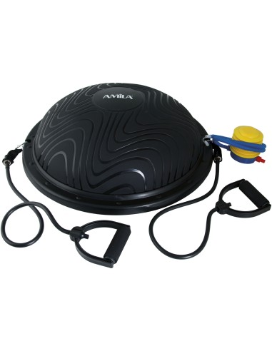 Balansinis kamuolys AMILA "BALANSE BALL" (BOSU) 60cm