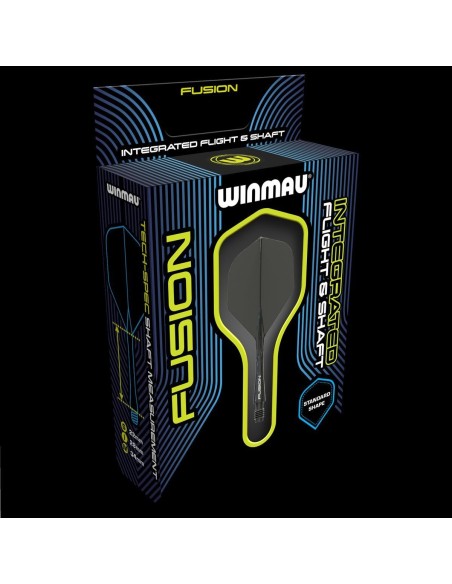 Combined shafts with wings Winmau "FUSION" (34mm)