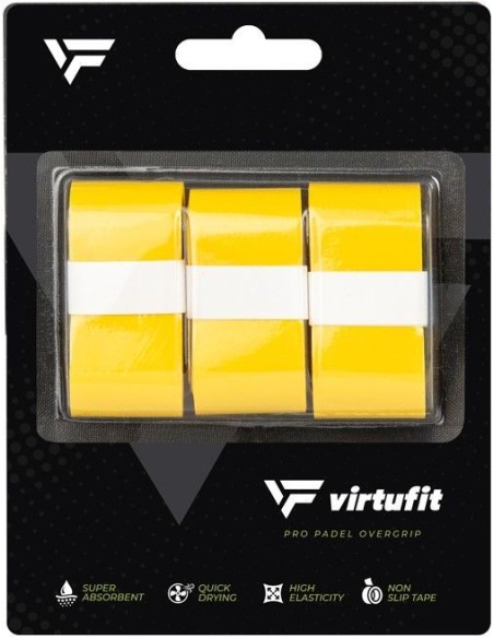 Padelio teniso raketės rankenos apvija VIRTUFIT "PADEL OVERGRIP"
