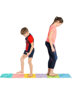 Сенсорный коврик-пазл Sensory Path STIMOVE "Набор из 5 сенсорных массажных ковриков" 2