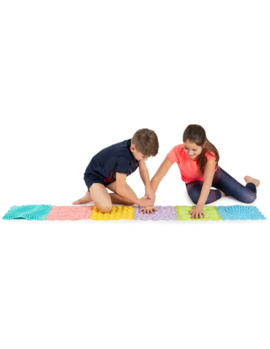Сенсорный коврик-пазл Sensory Path STIMOVE "Набор из 5 сенсорных массажных ковриков"