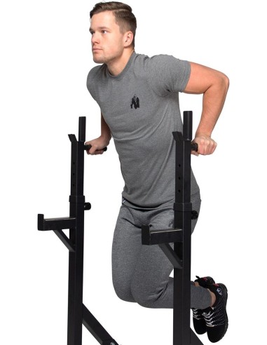 Reguliuojamas štangos spaudimo ir pritūpimų stovas VIRTUFIT "Adjustable Squat Rack"