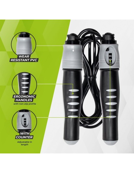 Šokdynė su skaitliuku VIRTUFIT