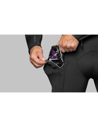 Полусухой гидрокостюм толщиной 7 мм, WATERPROOF "SD NEOFLEX"