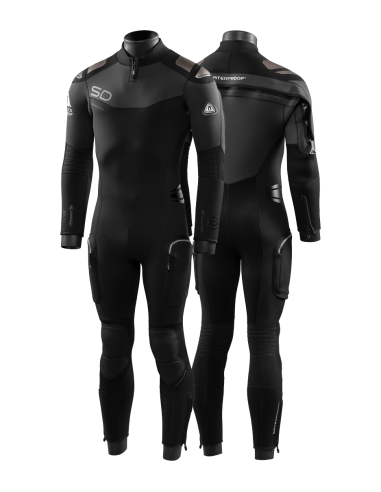 7mm semi-dry wetsuit WATERPROOF "SD NEOFLEX"
