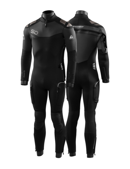 7mm semi-dry wetsuit WATERPROOF "SD NEOFLEX"