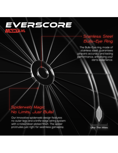 GOAT dartboard "Everscore NXT LVL - Professional Dartboard"