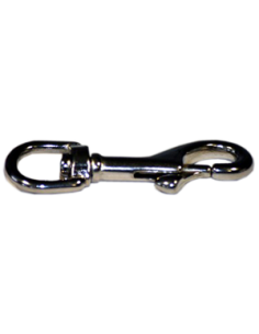 Stainless steel carabiner DIRZONE "Bolt-Snap 76mm"