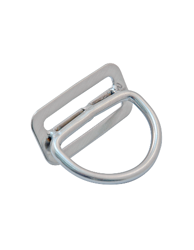 Nerūdijančio plieno diržo žiedas DIRZONE "D-Ring on Belt Stop" 45°