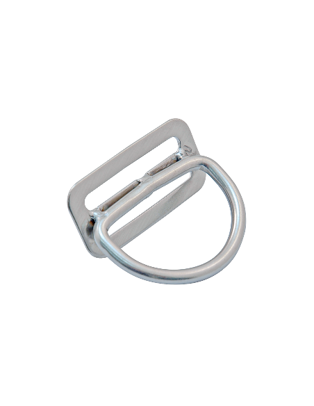 Nerūdijančio plieno diržo žiedas DIRZONE "D-Ring on Belt Stop" 45°
