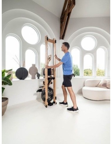 Flow Fitness Perform W9i Oak rowing machine