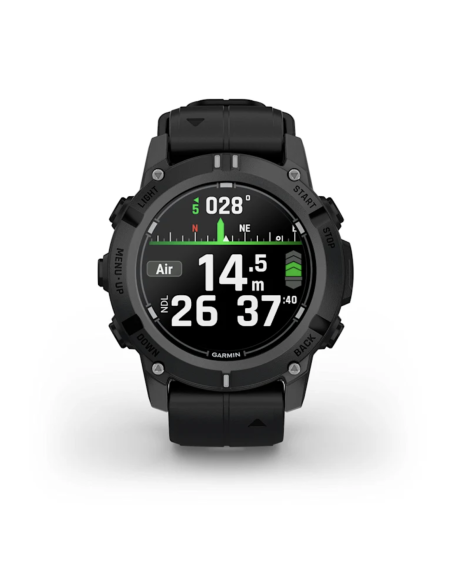 Descent™ G2 Black with black strap