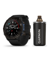 Descent™ Mk3i – 51mm Dark Grey, DLC Titanium, with Black Silicone Strap and Descent T2 Transceiver