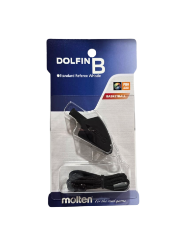 Свисток MOLTEN "DOLFIN B" с регулируемым шнуром (черный)