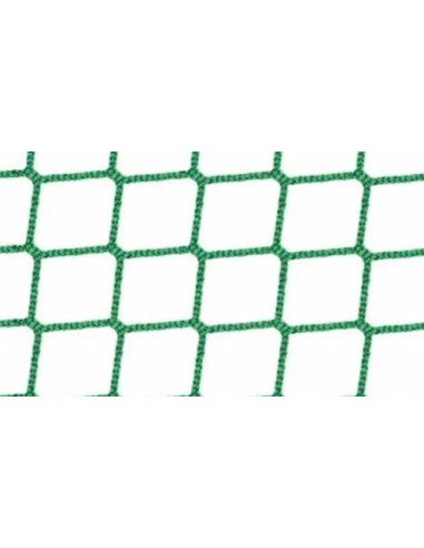 Сетка для ворот в помещении для футбола и гандбола, 3x2x0,8x1 м (5 мм), зеленая.