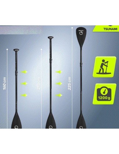 Adjustable universal paddle "2in1 TSUNAMI "