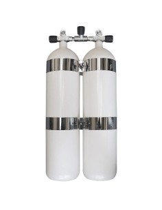 Двойные вогнутые цилиндры 2 x 12 л, давление 230 бар.