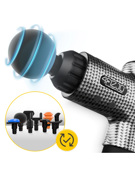 Masažo pistoletas 4FIZJO "MASSAGE GUN ULTRA COOL EDITION"