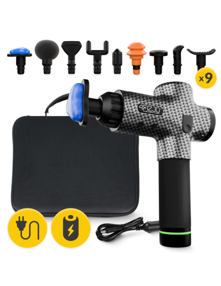 Masažo pistoletas 4FIZJO "MASSAGE GUN ULTRA COOL EDITION"