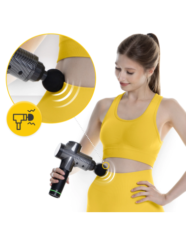 Masažo pistoletas 4FIZJO "MASSAGE GUN ULTRA COOL EDITION"