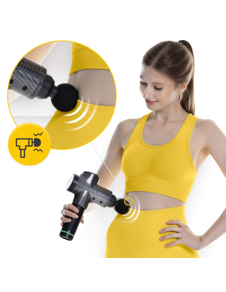 Masažo pistoletas 4FIZJO "MASSAGE GUN ULTRA COOL EDITION"