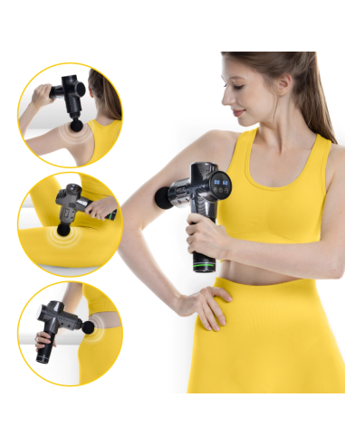 Masažo pistoletas 4FIZJO "MASSAGE GUN ULTRA COOL EDITION"