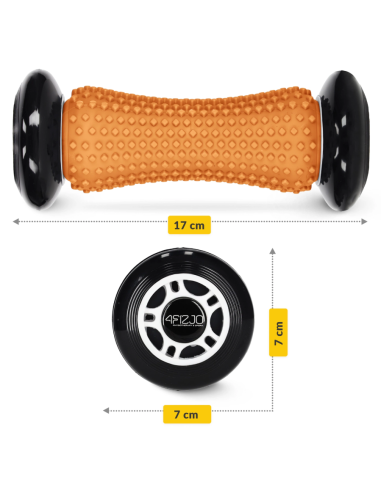 Masažinis volelis pėdoms 4FIZJO "SPIKE ROLLER"