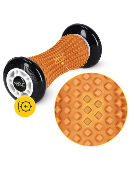 Masažinis volelis pėdoms 4FIZJO "SPIKE ROLLER"