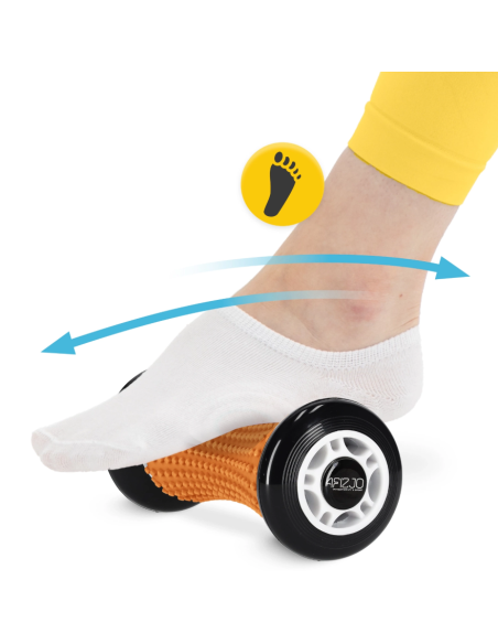 Masažinis volelis pėdoms 4FIZJO "SPIKE ROLLER"