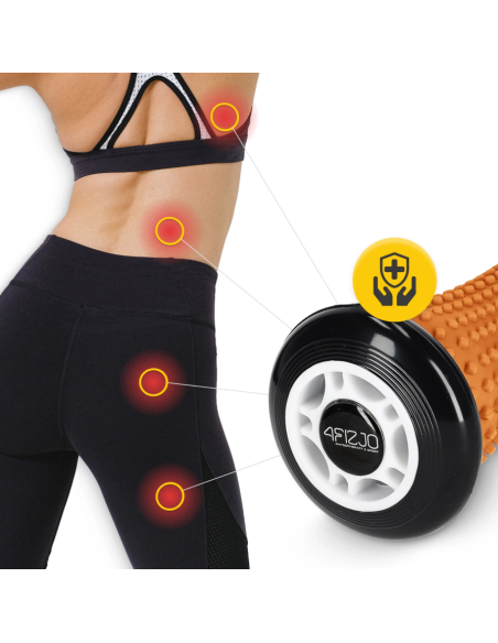 Masažinis volelis pėdoms 4FIZJO "SPIKE ROLLER"