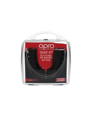 "OPRO" dantų apsauga Snap-Fit Adult - Jet Black