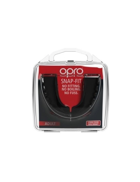"OPRO" dantų apsauga Snap-Fit Adult - Jet Black