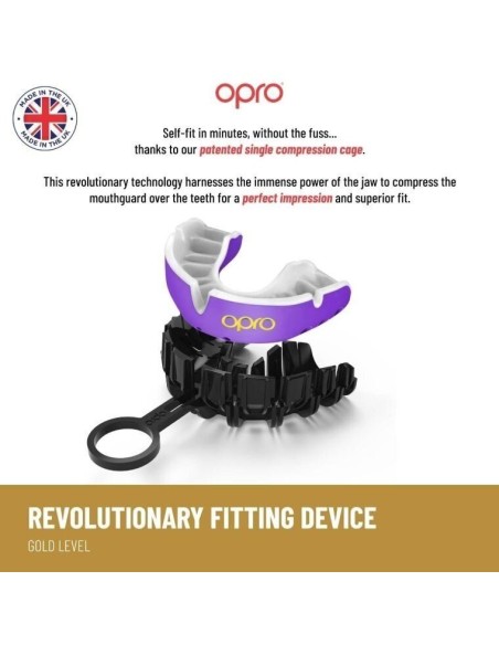 "OPRO" dantų apsauga Self-Fit Gold (adult)