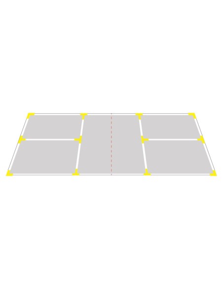 Universal pitch area marker set MEGAFORM