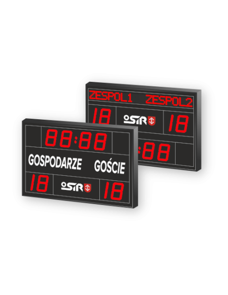 Outdoor scoreboard TPD-30-1 programmable team names (205x140x8cm)