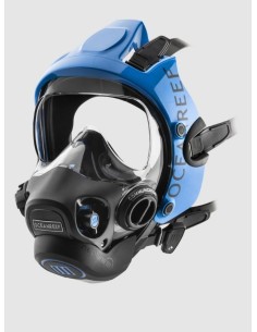 Full face mask OCEAN Neptune III set blue