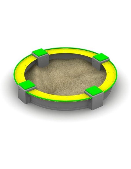 Piaskownica modułowa okrągła