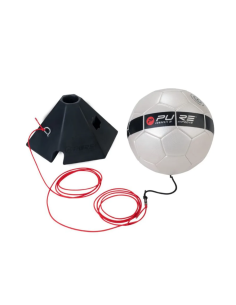 Football training ball with base "Pure2improve"
