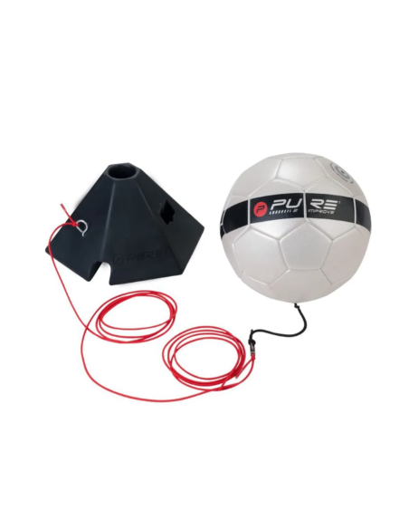 Football training ball with base "Pure2improve"