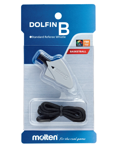 Whistle MOLTEN "DOLFIN B" with adjustable cord (gray)