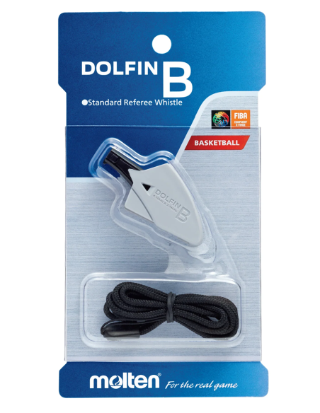 Svilpe MOLTEN "DOLFIN B" ar regulējamu auklu (pelēka)