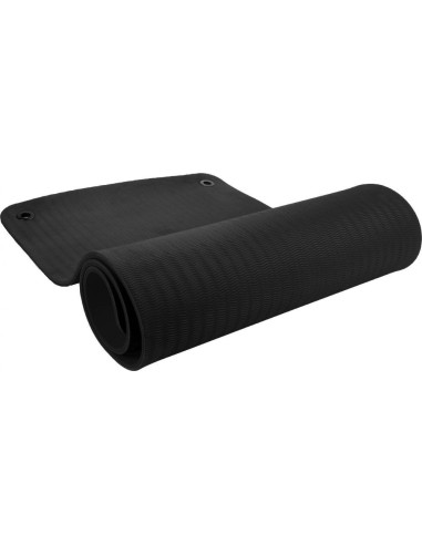 TPE mankštos kilimėlis juodas Pure2improve