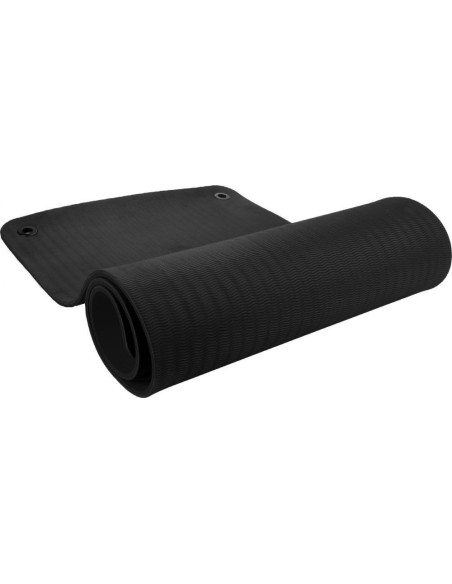 TPE exercise mat black Pure2improve