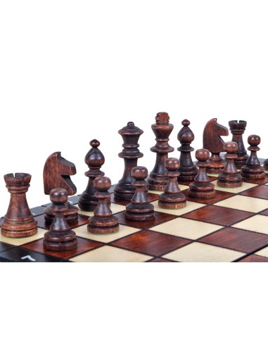 Magnetic wooden chess MAGNETIC (CHW10 BROWN)